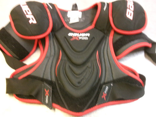 Vist Large View of Product Image Which is Used Bauer X700 Junior Shoulder Pads SM