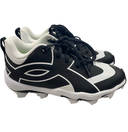 Vist Large View of Product Image Which is Used Under Armour BASEBALL CLEAT BB/SB Cleats Black Youth 13.0