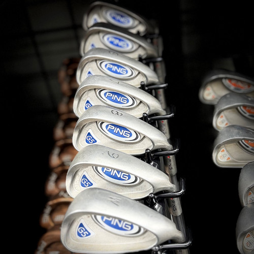 Vist Large View of Product Image Which is Used Ping G5 Mens Iron Set RH 4I-PW