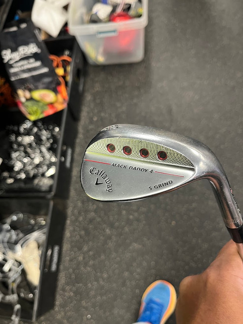 Vist Large View of Product Image Which is Used Callaway MACK DADDY 4 S GRIND Golf Wedge Mens RH 60 Degree