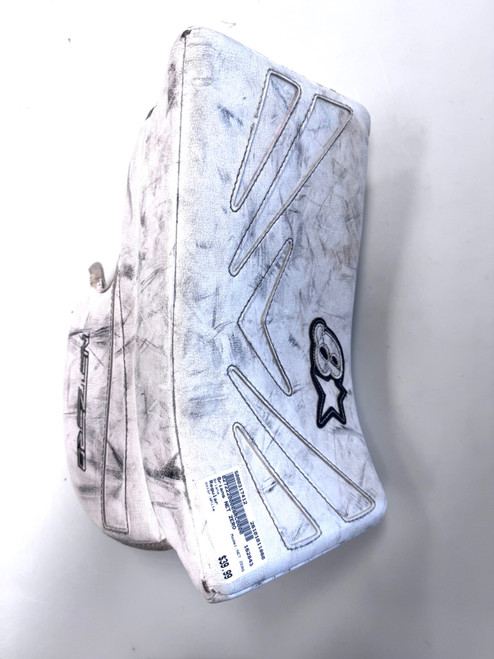 Vist Large View of Product Image Which is Used Brians NET ZERO Youth Goalie Blocker White