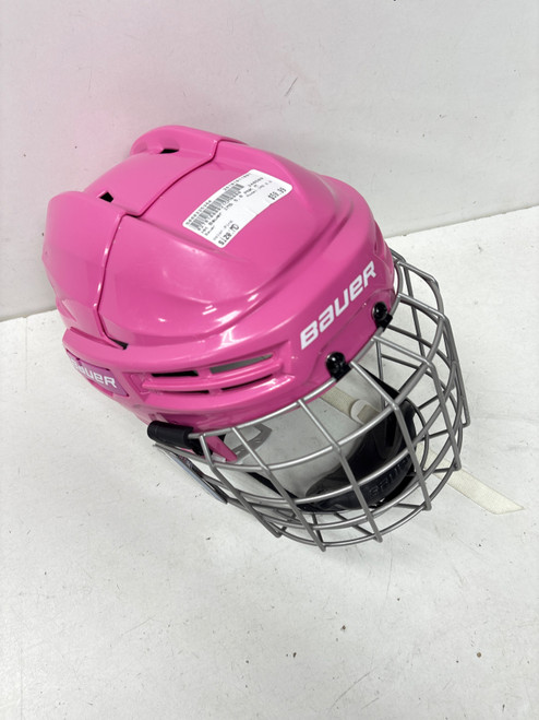 Vist Large View of Product Image Which is Used Bauer IMS 5.0 Helmet Cage Combo Pink MD
