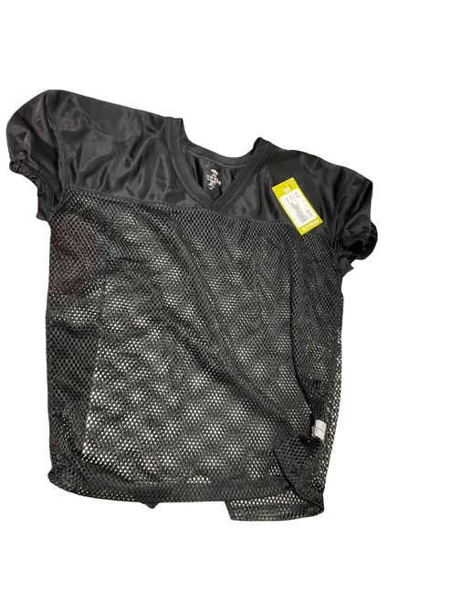 Vist Large View of Product Image Which is Used Schutt BLK JERSEY FB Top Youth Black LG
