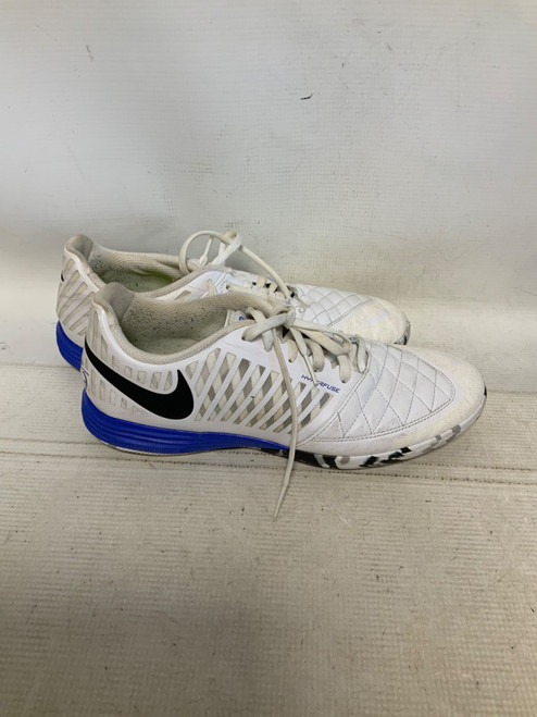 Vist Large View of Product Image Which is Used Nike Soccer Indoor Shoes White Senior 9.5
