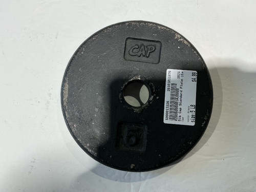 Vist Large View of Product Image Which is Used Cap Standard Plate Black 5 lb