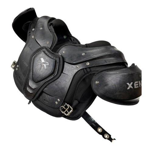 Vist Large View of Product Image Which is Used Xenith FLYTE FB Shoulder Pads Black XL