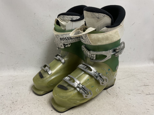 Vist Large View of Product Image Which is Used Rossignol KELIA Womens DH Ski Boot Green 275 MP - M09.5 - W10.5