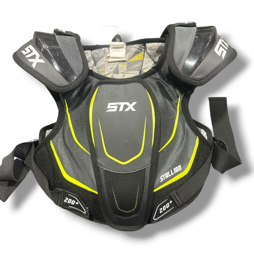 Vist Large View of Product Image Which is Used STX STALLION 200+ Lacrosse Shoulder Pads None LG