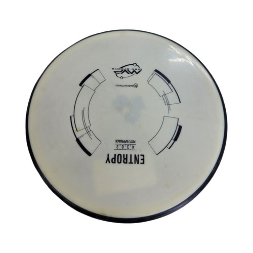 Vist Large View of Product Image Which is Used MVP ENTROPY NEUTRON PUTTER Disc Golf Putter White