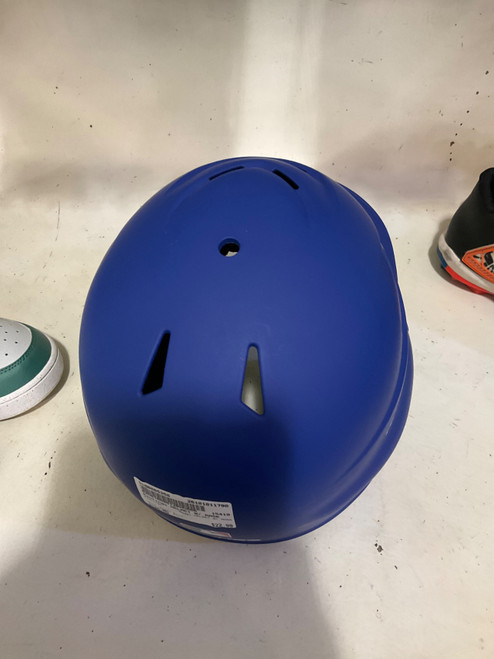 Vist Large View of Product Image Which is Used Rawlings HELMET W/ MASK Batting Helmet w/Mask Royal Blue MD