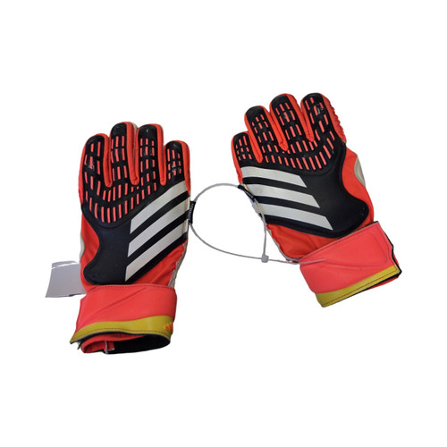 Vist Large View of Product Image Which is Used Adidas PREDATOR SZ 6 GOALIE GLOVES Soccer Goalie Gloves Coral 6