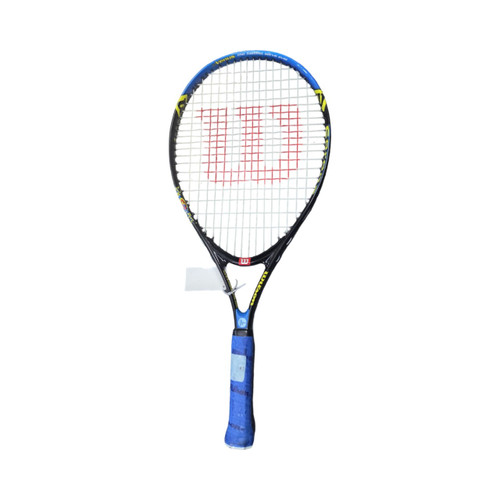 Vist Large View of Product Image Which is Used Wilson SERENE 23 TENNIS RACKET Junior Tennis Racquet Black 23"