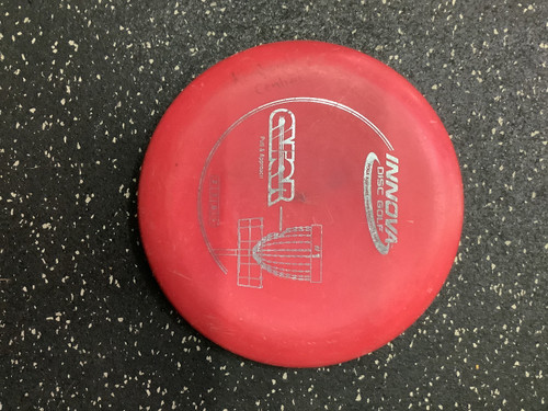 Vist Large View of Product Image Which is Used Innova AVIAR Disc Golf Putter Red