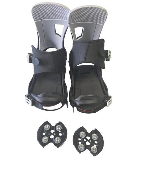 Vist Large View of Product Image Which is Used Burton FREESTYLE BINDINGS Mens Binding Only Black MD