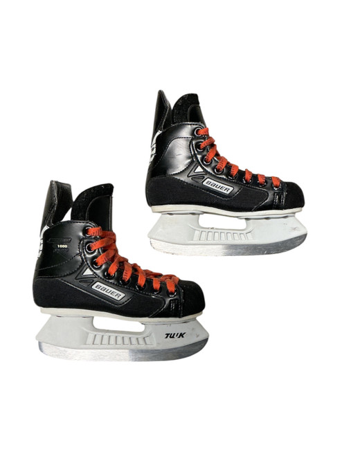 Vist Large View of Product Image Which is Used Bauer SUP 1000+ Youth Hockey Skate Youth 11.0