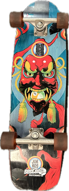 Vist Large View of Product Image Which is Used Sector 9 JOR ROS Complete Skateboard Red Long