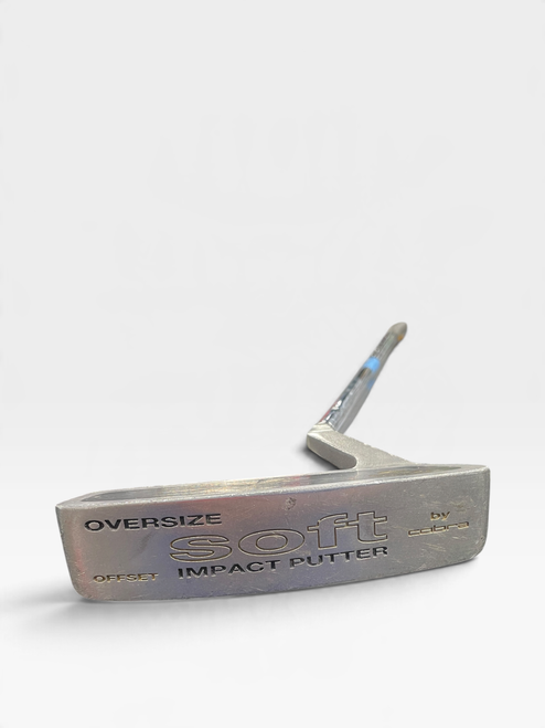 Vist Large View of Product Image Which is Used Cobra Soft Impact Blade Putter Men's RH, club head view