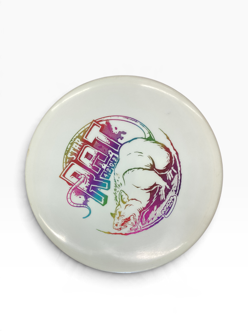 Vist Large View of Product Image Which is Used Innova STAR RAT Disc Golf Putter White