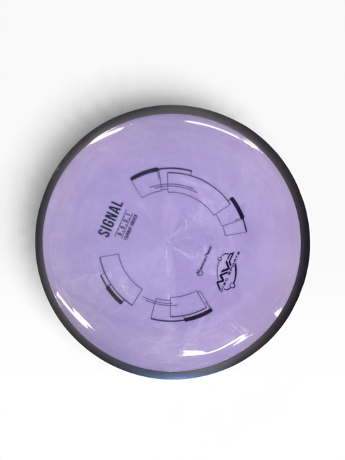 Vist Large View of Product Image Which is Used MVP SIGNAL Disc Golf Driver Purple