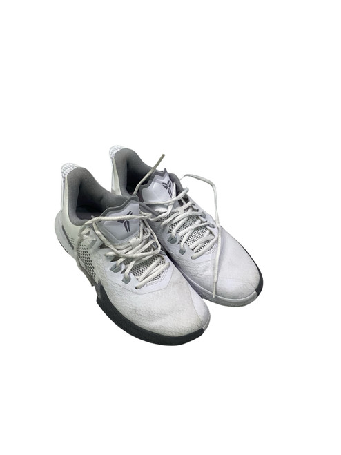 Vist Large View of Product Image Which is Used Nike MAMBA FURY WHITE WOLF Basketball Shoes M White Senior 9