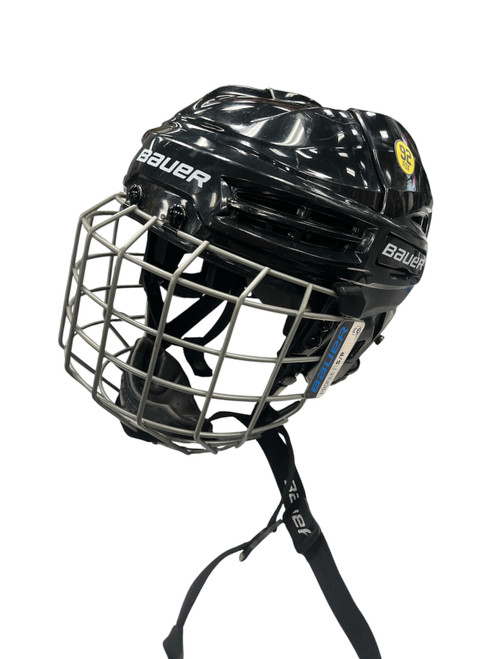 Vist Large View of Product Image Which is Used Bauer IMS 5.0 Helmet Cage Combo Black SM