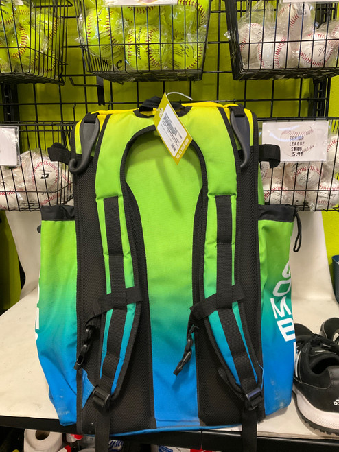 Vist Large View of Product Image Which is Used BoomBah BOOMBAH BACKPACK BB/SB Player Carry Bag Neon Green And Royal Blue