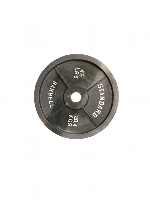 Vist Large View of Product Image Which is Used Olympic Plate (Each) 45 lb