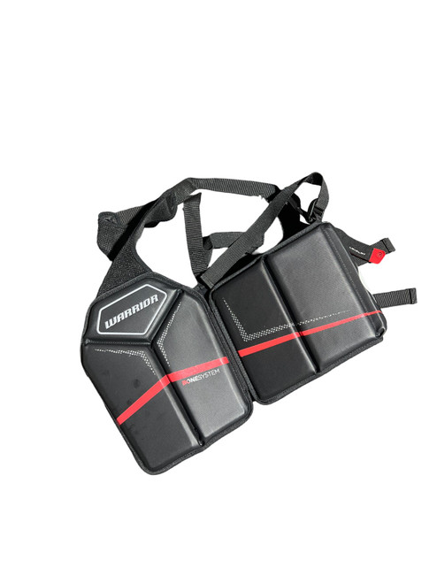Vist Large View of Product Image Which is Used Warrior FATBOY Lacrosse Rib Pads Black MD