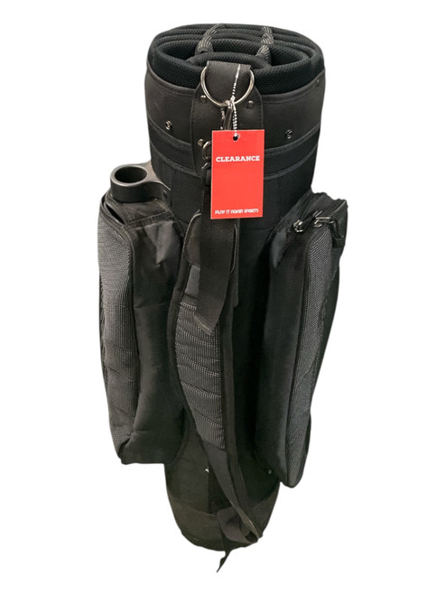 Vist Large View of Product Image Which is Used Knight 14 WAY CART BAG BLACK Mens Cart Bag Black