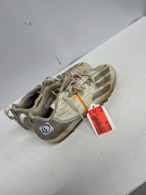 Vist Large View of Product Image Which is Used Adidas Jr FB Cleats White Junior 05