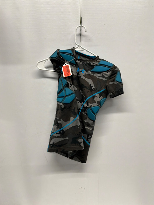 Vist Large View of Product Image Which is Used Under Armour PADED SHIRT FB Top Youth Grey SM