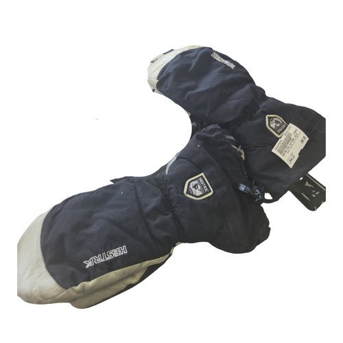 Vist Large View of Product Image Which is Used HESTRA SKI MITTENS SZ10 Outerwear Mens Gloves Black LG