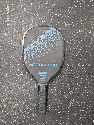 Vist Large View of Product Image Which is Used Franklin ACTIVATOR Pickleball Racquet Black