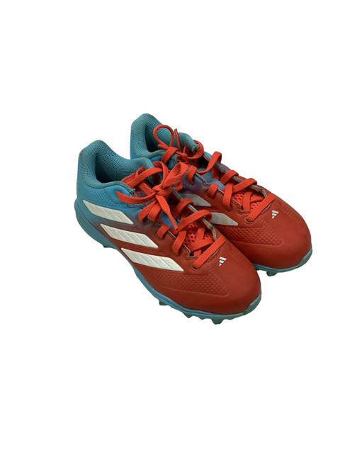 Vist Large View of Product Image Which is Used Adidas ADIZERO IMPACT BB/SB Cleats Red Junior 01