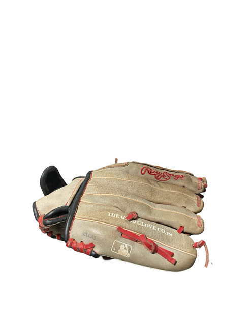 Vist Large View of Product Image Which is Used Rawlings MIKE TROUT MODEL BB/SB Glove LH Throw Grey 11"