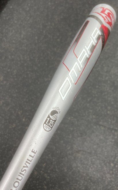 Vist Large View of Product Image Which is Used Louisville Slugger OMAHA5 BB/SB USSSA 2 3/4 Bat 29"