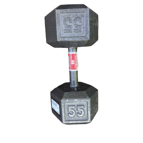 Vist Large View of Product Image Which is Used Hex Dumbbell (Each) 55 lb