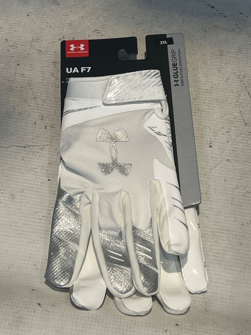 Vist Large View of Product Image Which is Used Under Armour F7 FB Gloves Black 2X