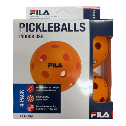 Vist Large View of Product Image Which is Used FILA 4 PK Pickleball Balls