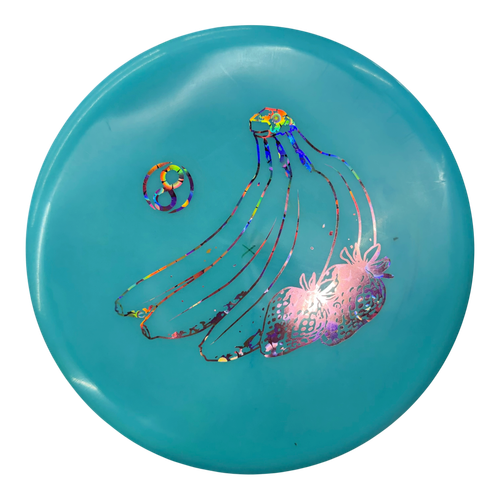 Vist Large View of Product Image Which is Used Infinite Discs ANUBIS Disc Golf Mid Range Carolina Blue 180g