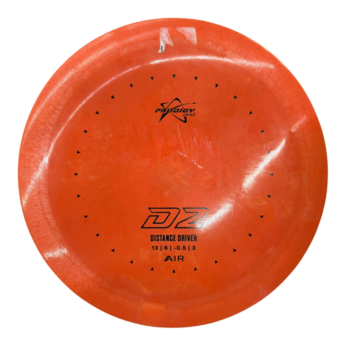 Vist Large View of Product Image Which is Used Prodigy D2 AIR Disc Golf Driver Orange 160g