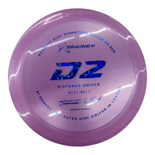 Vist Large View of Product Image Which is Used Prodigy D2 Disc Golf Driver Pink 175g