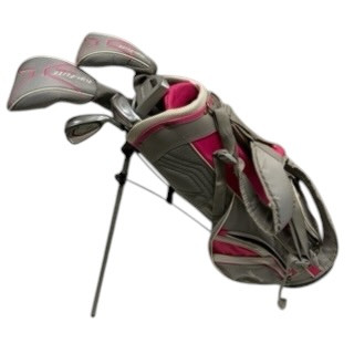 Vist Large View of Product Image Which is Used Top Flite Jr Package Set RH Pink 5 Piece Ages 9-12