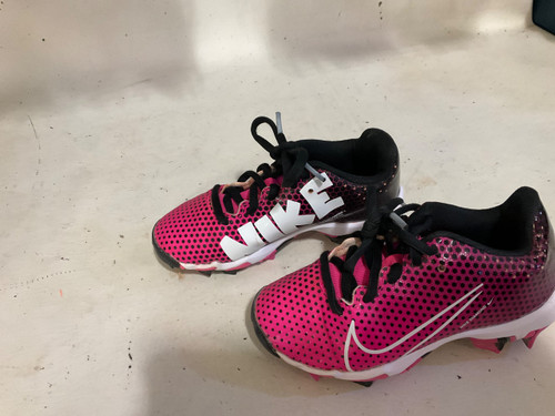 Vist Large View of Product Image Which is Used Nike 12 C CLEATS BB/SB Cleats Pink Youth 12.0