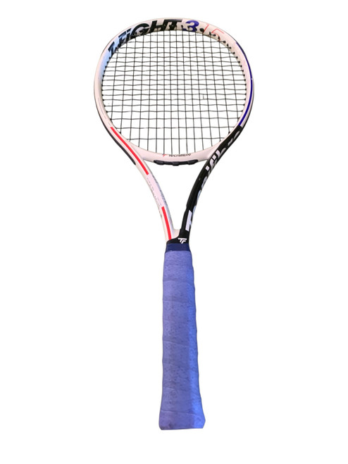 Vist Large View of Product Image Which is Used Tecnifibre RS SECTION Adult Tennis Racquet White 4 3/8"