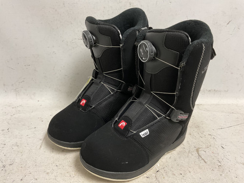 Vist Large View of Product Image Which is Used Head Boa Boys Snowboard Boots Black Junior 04.5