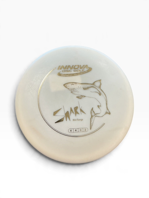 Vist Large View of Product Image Which is Used Innova SHARK MID RANGE Disc Golf Mid Range White