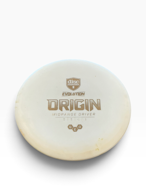 Vist Large View of Product Image Which is Used Discmania EVOLUTION ORIGIN Disc Golf Mid Range White