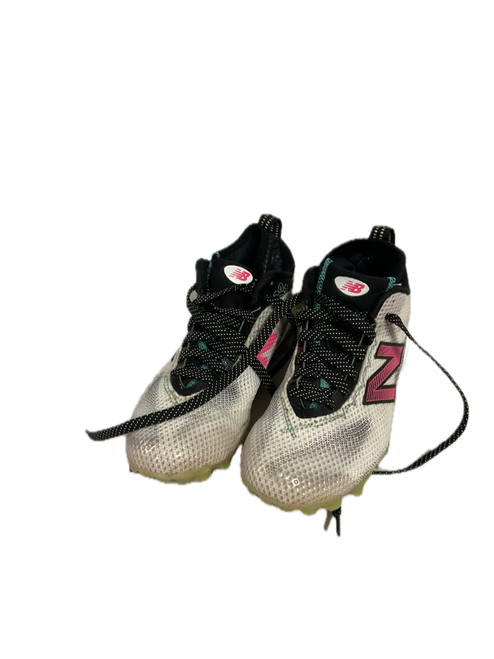 Vist Large View of Product Image Which is Used New Balance FREEZELX V5 LAX Cleats Mens White Senior 6