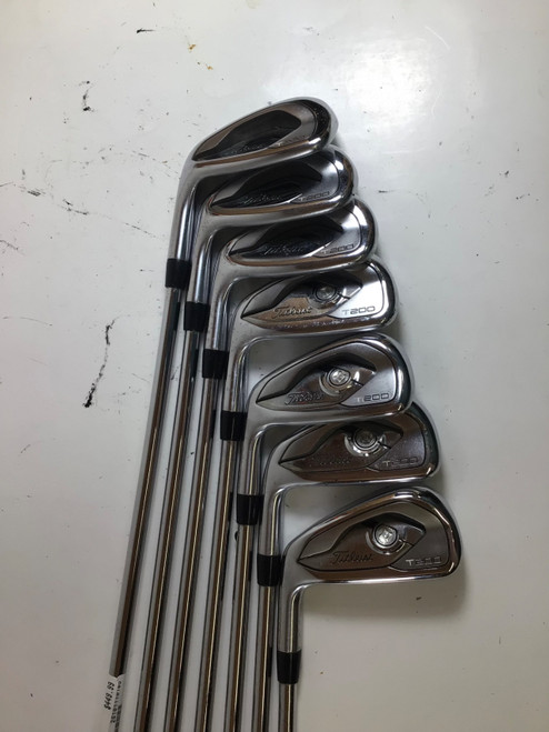 Vist Large View of Product Image Which is Used Titleist T200 Mens Iron Set LH 4I-PW